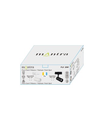 FIJI * FOCO CARRIL 20W 3000K BLANCO